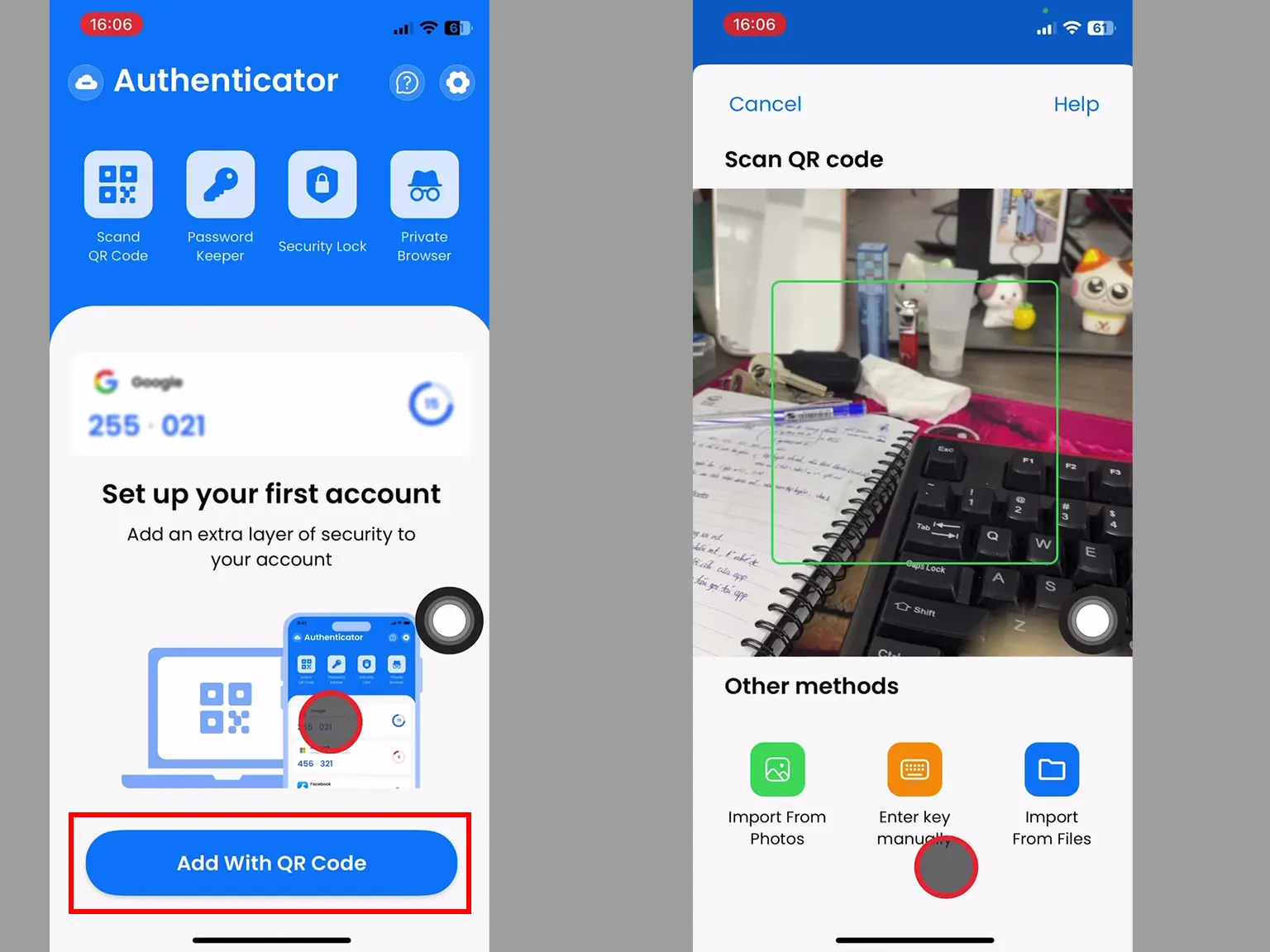 Two-Factor Authentication Code (2FA)